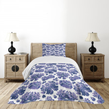 Chinese Lotus Bedspread Set