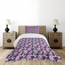 Butterfly Stars Moons Bedspread Set