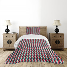 Country Style Checkered Bedspread Set