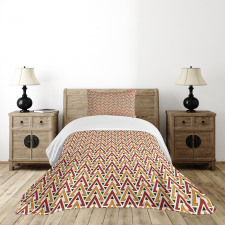 Triangle Design Bedspread Set