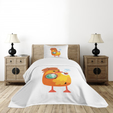 Private Detective Duck Bedspread Set