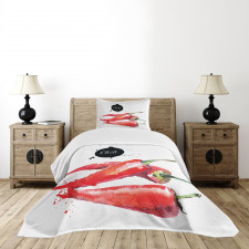 Chili Pepper Hot Spicy Bedspread Set