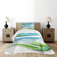 Fresh Summer Fields Eco Bedspread Set