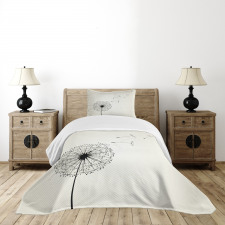 Flying Seeds Flower Bedspread Set