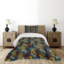 Abstract Urban Design Bedspread Set