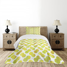 Watercolor Dots Bedspread Set