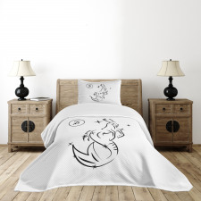 Sketch Goat Bedspread Set