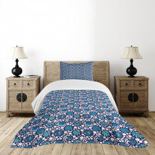 Floral Dotted Bedspread Set