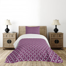 Diamond Shapes and Lines Bedspread Set