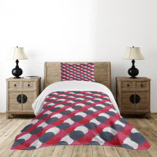 Ornate Circles Pattern Bedspread Set