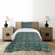 Folk Influences Ornaments Bedspread Set