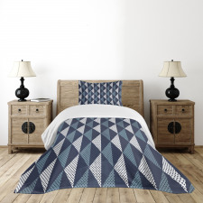 Rhombuses and Dots Bedspread Set