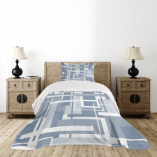 Futuristic Stripes Bedspread Set