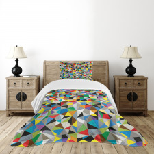 Geometric Mosaic Motif Bedspread Set