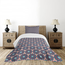 Hexagonal Tiles Bedspread Set