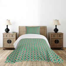 Stripes and Rhombuses Bedspread Set