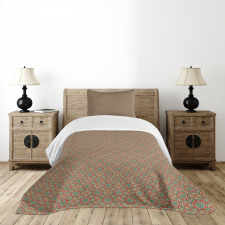 Ornamental Paisley Motif Bedspread Set