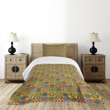 Azulejo Tile Mosaic Bedspread Set