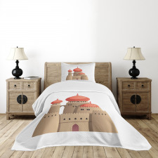 Fantasy Castle Cartoon Bedspread Set