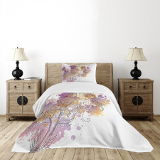 Flourishing Orchids Bedspread Set