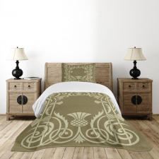 Pineapple Border Bedspread Set