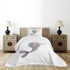 Fairy Girl Seashell Bedspread Set