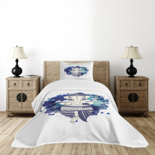 Aquerelle Design Bedspread Set