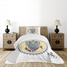 Mandala Asian Ceremony Bedspread Set