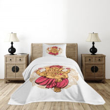 Dancing Animal Motif Art Bedspread Set