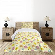 Morning Breakfast Food Bedspread Set