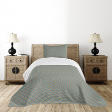 Geometric Motifs Design Bedspread Set