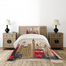 Britain Landmarks Bedspread Set