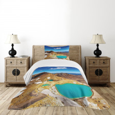 Emerald Lakes Photo Bedspread Set