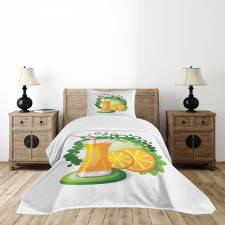 Juice Fruit Slices Bedspread Set