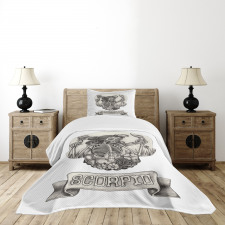 Skeleton Woman Bedspread Set