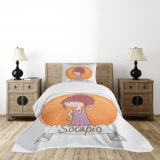 Cartoon Kid Girl Bedspread Set