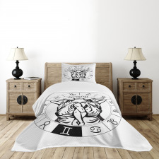 Male Greek Twins Bedspread Set