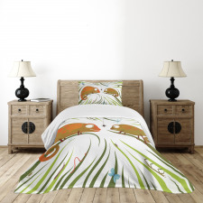 Insect World Design Bedspread Set