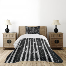 Sketch Jungle Bedspread Set