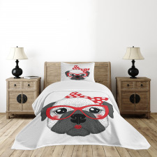 Pin up Retro Female Pet Bedspread Set