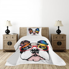 Modern Art Colorful Bedspread Set