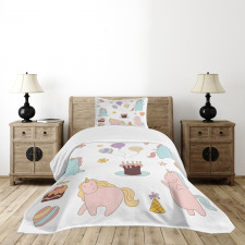 Birthday Animals Bedspread Set