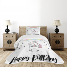 Cheerful Birthday Bedspread Set