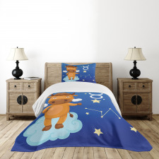 Bull on a Cloud Bedspread Set