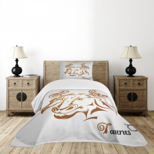 Bull Face Bedspread Set