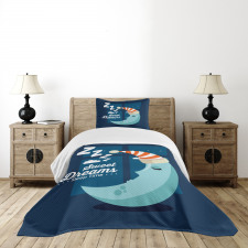 Bedtime Sleep Moon Bedspread Set