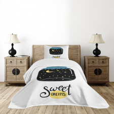 Night Sky in a Jar Bedspread Set