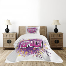 Popular Name Cartoon Bedspread Set