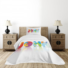 Ancestral Children Name Bedspread Set