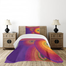 Colorful Mandala Motif Bedspread Set